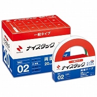 ニチバン ナイスタック 再生紙両面テープ ブンボックス 大巻 20mm×20m NWBB-20 6巻/袋（ご注文単位1袋）【直送品】