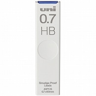 三菱鉛筆 シャープ替芯 ユニ 0.7mm HB ULS0740HB 40本/個（ご注文単位1個）【直送品】