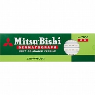 三菱鉛筆 色鉛筆7600(油性ダーマトグラフ) 白 K7600.1 12本/箱（ご注文単位1箱）【直送品】