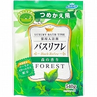 ライオンケミカル 薬用入浴剤バスリフレ 森の香り つめかえ用 540g 1パック（ご注文単位1パック）【直送品】