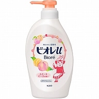 花王 ビオレu ボディウォッシュ スイートピーチの香り 本体 480ml 1本（ご注文単位1本）【直送品】