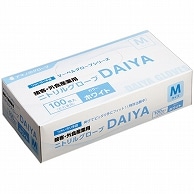 アマノ マーベルグローブ DAIYA パウダーフリー M ホワイト AM-CF362 100枚/箱（ご注文単位1箱）【直送品】