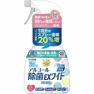 アース製薬 ヘルパータスケ らくハピ アルコール除菌EXワイド 本体 420ml 1本（ご注文単位1本）【直送品】