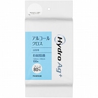 富士フイルム Hydro Ag+アルコールクロス(アルコール80％) 詰替用 100枚/袋（ご注文単位1袋）【直送品】