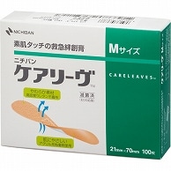 ニチバン ケアリーヴ Mサイズ CLM 100枚/箱（ご注文単位1箱）【直送品】