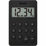 タニタ デジタルタイマー100分計 ブラック TD-415-BK 1個（ご注文単位1個）【直送品】