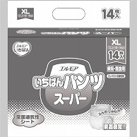 カミ商事 エルモア いちばん パンツ スーパー XL 14枚/袋（ご注文単位1袋）【直送品】