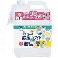 アース製薬 ヘルパータスケ らくハピ アルコール除菌EXワイド つめかえ用 5L 1本（ご注文単位1本）【直送品】