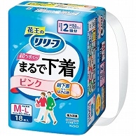 花王 リリーフ パンツタイプ まるで下着 2回分 ピンク M-L 18枚 6個/袋（ご注文単位1袋）【直送品】