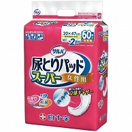 白十字 サルバ 尿とりパッドスーパー 女性用 60枚 4個/袋（ご注文単位1袋）【直送品】