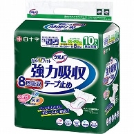 白十字 サルバ 安心Wフィット 強力吸収テープ止め L 10枚/袋（ご注文単位1袋）【直送品】