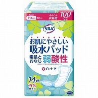 白十字 サルバ お肌にやさしい吸水パッド 100cc 14枚/袋（ご注文単位1袋）【直送品】