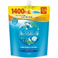 クラシエ 海のうるおい藻 うるおいケアリンスインシャンプー 詰替用 1400ml 1パック（ご注文単位1パック）【直送品】