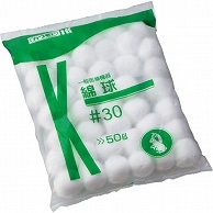 カワモト 綿球 #30 50g 023-300004-00 1パック（ご注文単位1パック）【直送品】