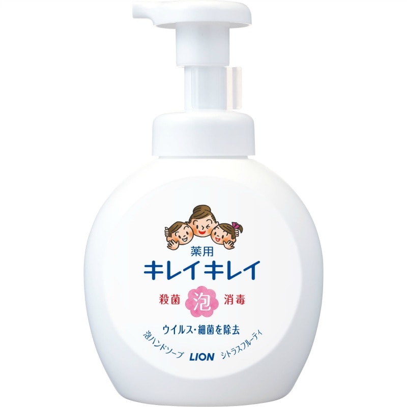 ライオン　キレイキレイ薬用泡ハンドソープ 本体大型サイズ シトラスフルーティの香り500ML 1個（ご注文単位1個）【直送品】