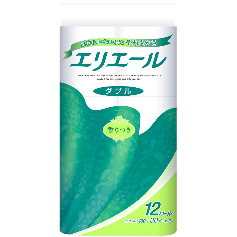 大王製紙　エリエールトイレットティシュー12Rダブル （ご注文単位6個）【直送品】