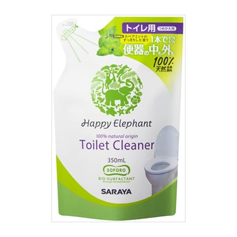 サラヤ　ハッピーエレファント　トイレクリーナー　詰替用　350ML 1個（ご注文単位1個）【直送品】