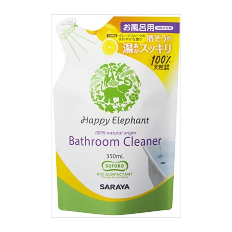 サラヤ　ハッピーエレファント　バスクリーナー　詰替用　350ML 1個（ご注文単位1個）【直送品】