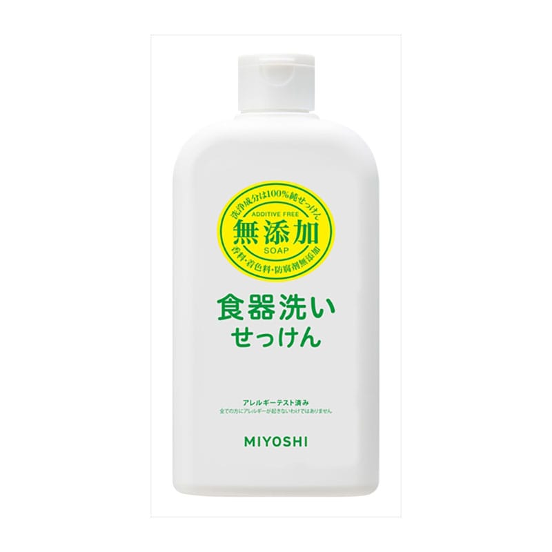 ミヨシ石鹸　無添加食器洗いせっけん　370ML 1個（ご注文単位1個）【直送品】