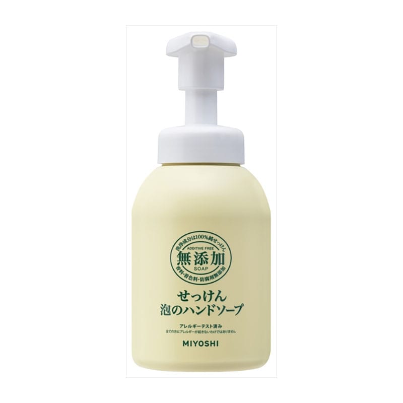 ミヨシ石鹸　無添加石鹸　泡のハンドソープ　本体　350ML 1個（ご注文単位1個）【直送品】