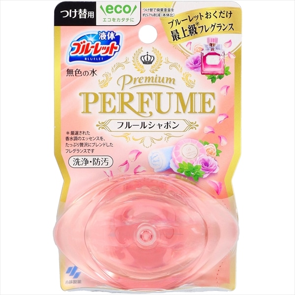 小林製薬　ブルーレット　プレミアムパフューム　フルールシャボン　つけ替用　70ML 1個（ご注文単位1個）【直送品】