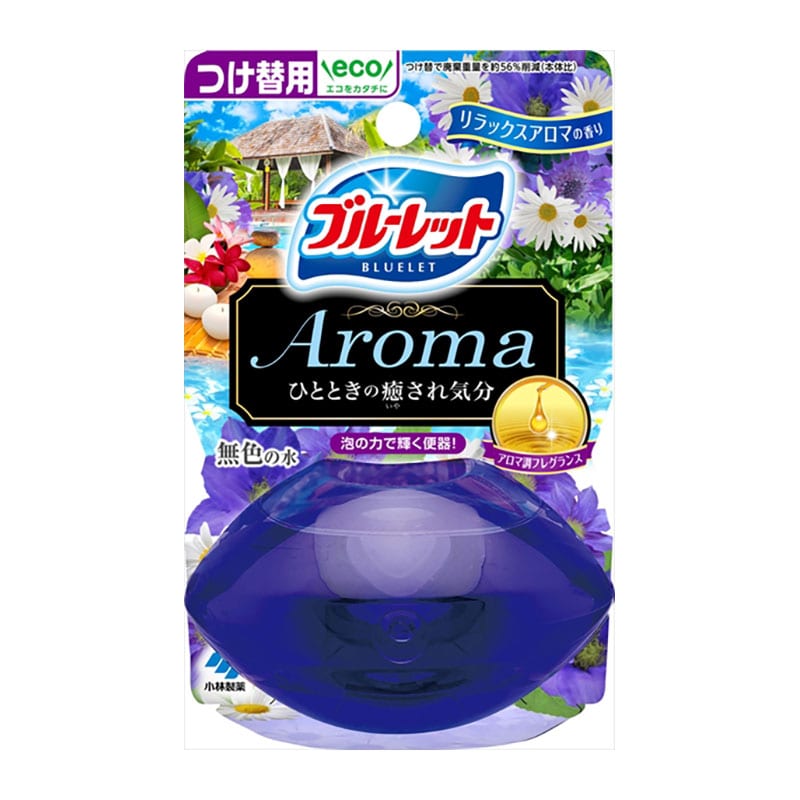 小林製薬　液体ブルーレット　おくだけ　アロマ　つけ替用　リラックスアロマの香り　70ML 1個（ご注文単位1個）【直送品】