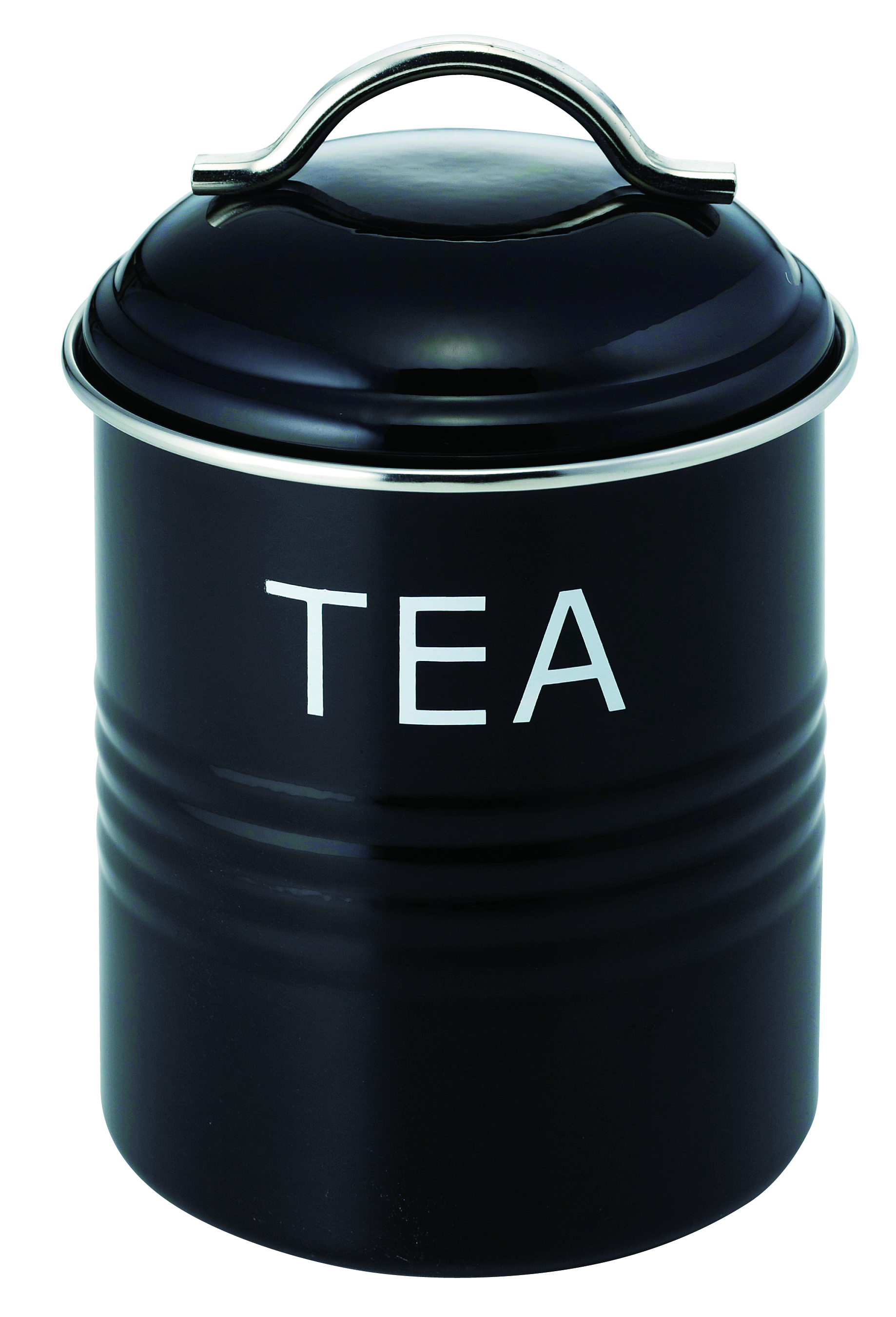 バーネットキャニスター 黒 TEA 1個（ご注文単位1個）【直送品】