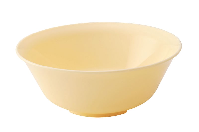 №1717K ポリプロ ラーメンどんぶり (クリーム) 1個（ご注文単位1個）【直送品】