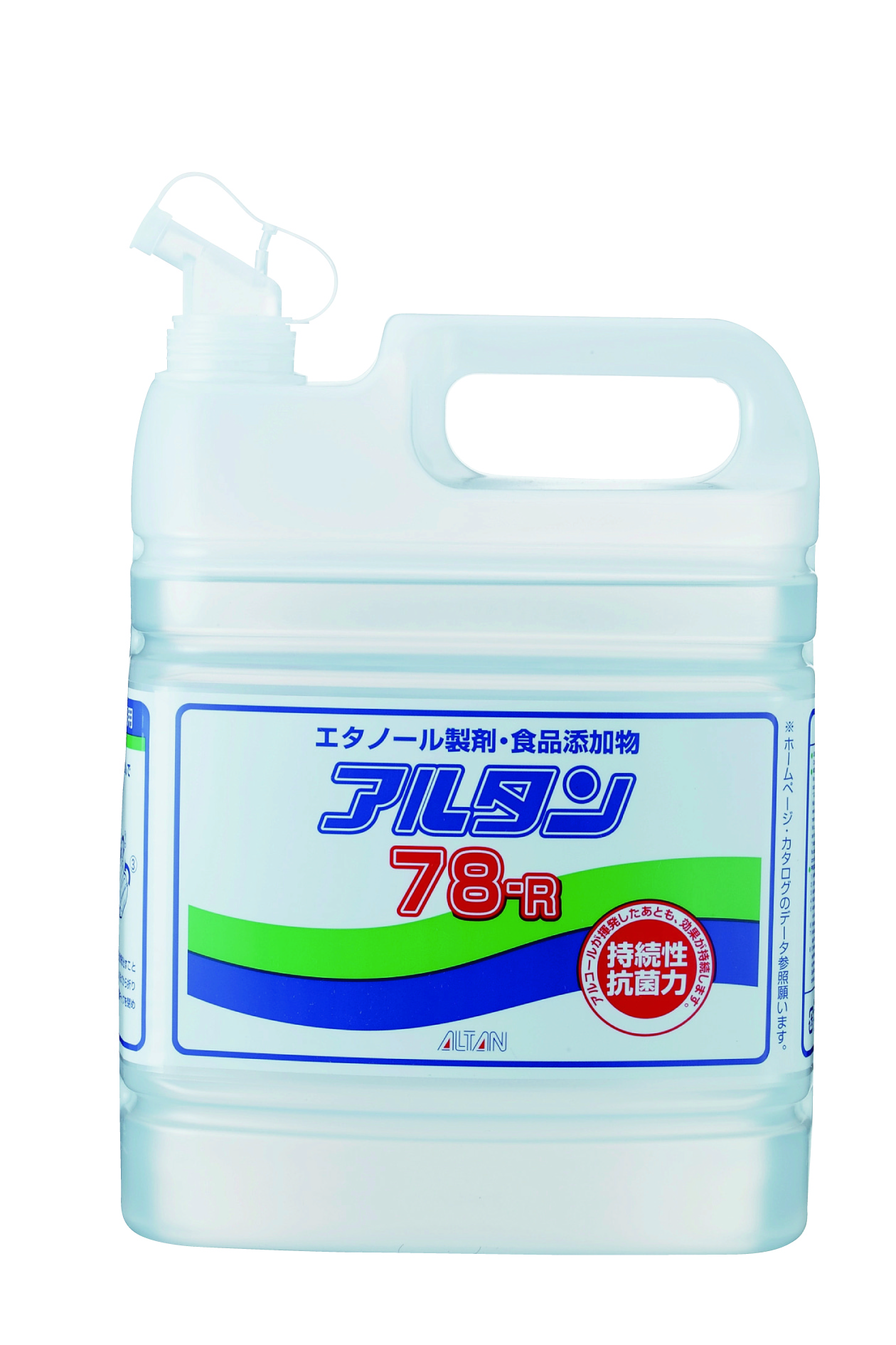 アルコールスプレー アルタン78-R 4.8L(詰替用) 1個（ご注文単位1個）【直送品】