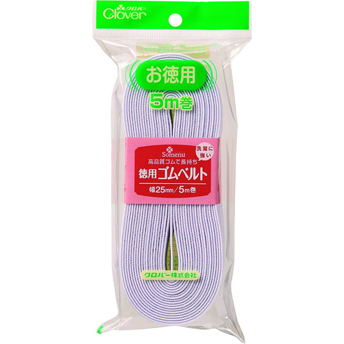 トラスコ中山 クロバー 徳用ゴムベルト 25mm幅 166-4723  (ご注文単位1個) 【直送品】