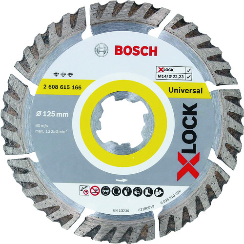 トラスコ中山 ボッシュ XLダイヤ125x1.6ST（ご注文単位1枚）【直送品】