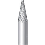 トラスコ中山 ナカニシ 超硬カッター テーパー(ダブルカット)刃径6.0mm 刃長13.0mm（ご注文単位1本）【直送品】