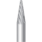 トラスコ中山 ナカニシ 超硬カッター テーパー(ダブルカット)刃径6.0mm 刃長16.0mm（ご注文単位1本）【直送品】