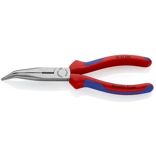 トラスコ中山 KNIPEX 先曲ロングラジオペンチ 200mm　446-7574（ご注文単位1個）【直送品】