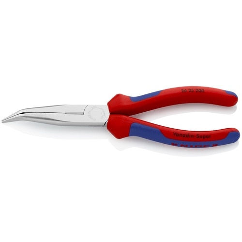 トラスコ中山 KNIPEX 2625-200 40゜先曲ラジオペンチ（ご注文単位1個）【直送品】