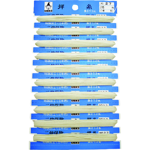 トラスコ中山 たくみ 純絹坪糸 27号 851-1576  (ご注文単位1個) 【直送品】