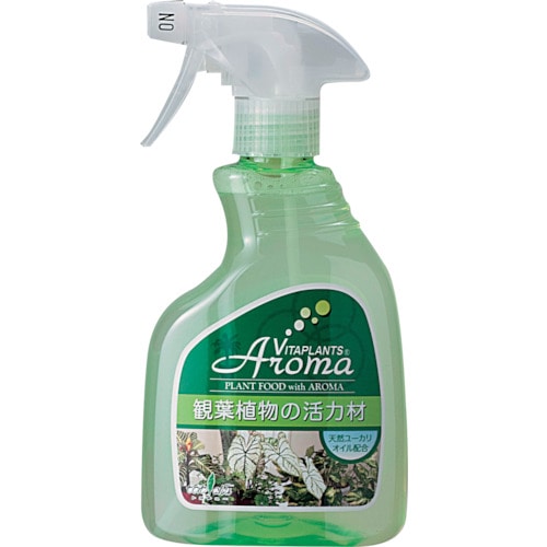 トラスコ中山 トヨチュー ビタプランツアロマ観葉植物活力スプレー400ml（ご注文単位1本）【直送品】