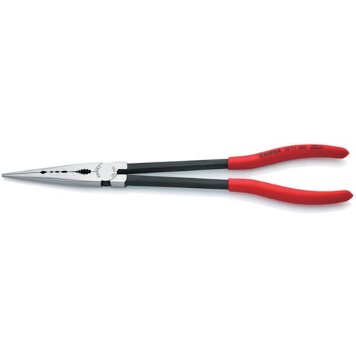 トラスコ中山 KNIPEX ニードルノーズペンチ 280mm 落下防止機能（ご注文単位1個）【直送品】