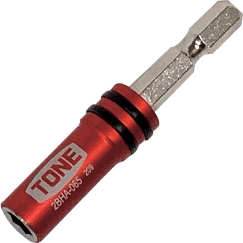 トラスコ中山 TONE 電動ドリル用ビットホルダー 差込角6.35mm 全長65mm（ご注文単位1個）【直送品】