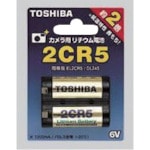 トラスコ中山 東芝 カメラ用リチウム電池 2CR5 807-1276  (ご注文単位1個) 【直送品】