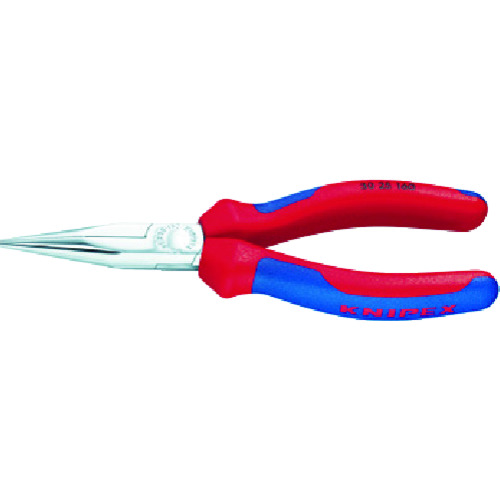 トラスコ中山 KNIPEX 3025-160 ロングノーズプライヤー（ご注文単位1個）【直送品】