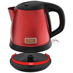 T-fal　ティファール 電気ケトル Maison(メゾン) ワインレッド KI271FJP ［1.0L］ 1個（ご注文単位1個）【直送品】