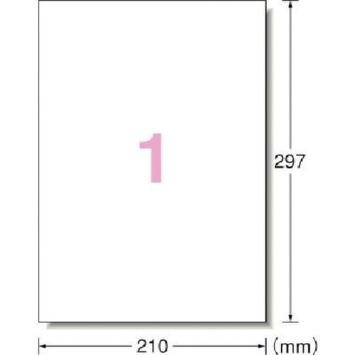 トラスコ中山 3M エーワン 屋外用サインラベル(レーザープリンタ)ツヤ消しフィルム・白30枚（ご注文単位1パック）【直送品】