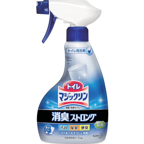 トラスコ中山 Kao トイレマジックリンスプレー 消臭ストロング 本体400ml（ご注文単位1個）【直送品】