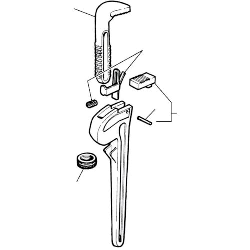 トラスコ中山 RIDGID E-4787 ピン F/48（ご注文単位1パック）【直送品】