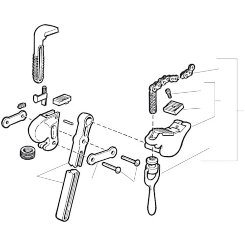 トラスコ中山 RIDGID D-402-1-X トラニオン アッセンブリー（ご注文単位1パック）【直送品】