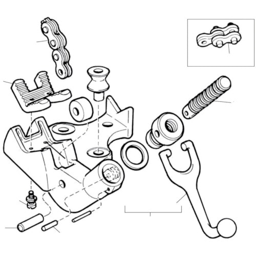 トラスコ中山 RIDGID ジョー スクリュー F/BC-410，510(2本入)（ご注文単位1パック）【直送品】