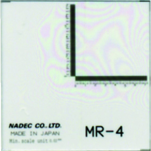 トラスコ中山 KENIS 顕微鏡用マイクロルーラー MR-4 (5枚入)（ご注文単位1袋）【直送品】