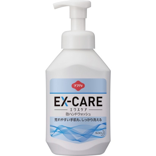 トラスコ中山 Kao 業務用ソフティ EX-CARE 泡ハンドウォッシュ 500ml（ご注文単位1個）【直送品】