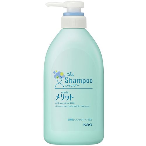 トラスコ中山 Kao メリット シャンプー ポンプ 480ml 522-6831  (ご注文単位1個) 【直送品】